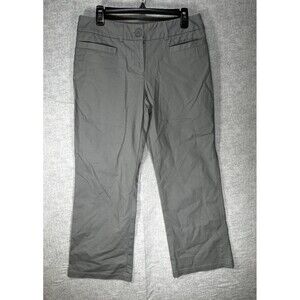 Dalia Collections Gray Chino Women’s Size 12 Petite 12P Cotton Stretch